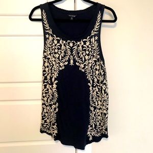 Embroidered Tunic Tank